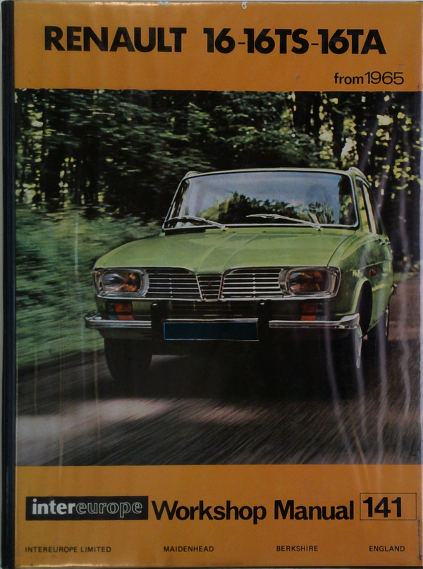 Renault 16-16Ts-16Ta From 1965