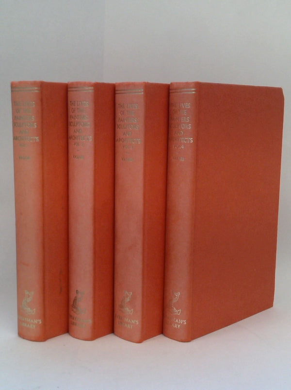 Lives of the Painters, Sculptors, and Architects (Four-Volume Set)