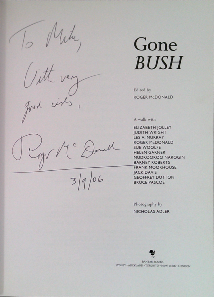 Gone Bush (SIGNED)