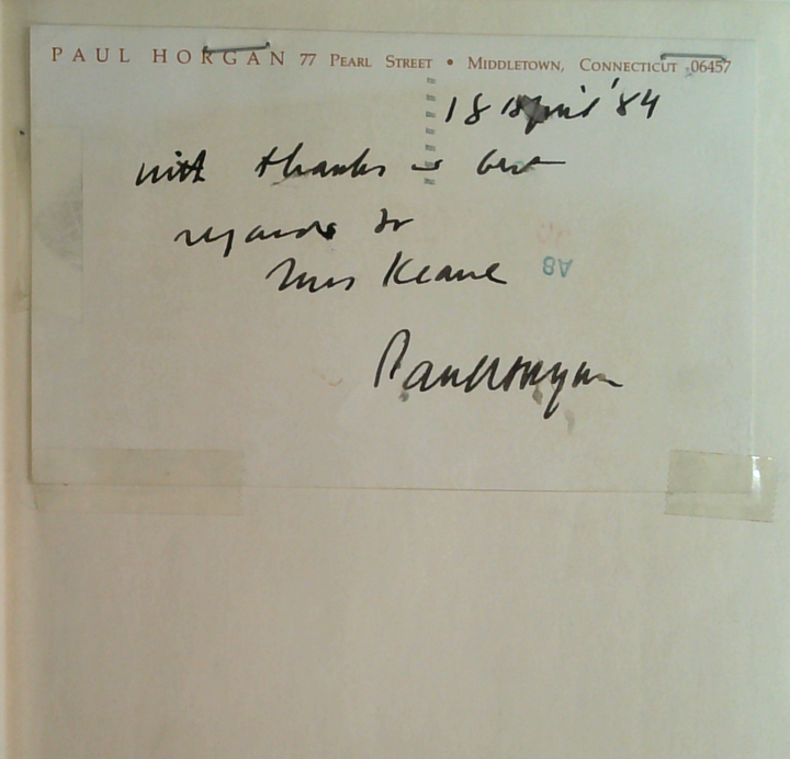Of America East & West: Selections From The Writings Of Paul Horgan (SIGNED)