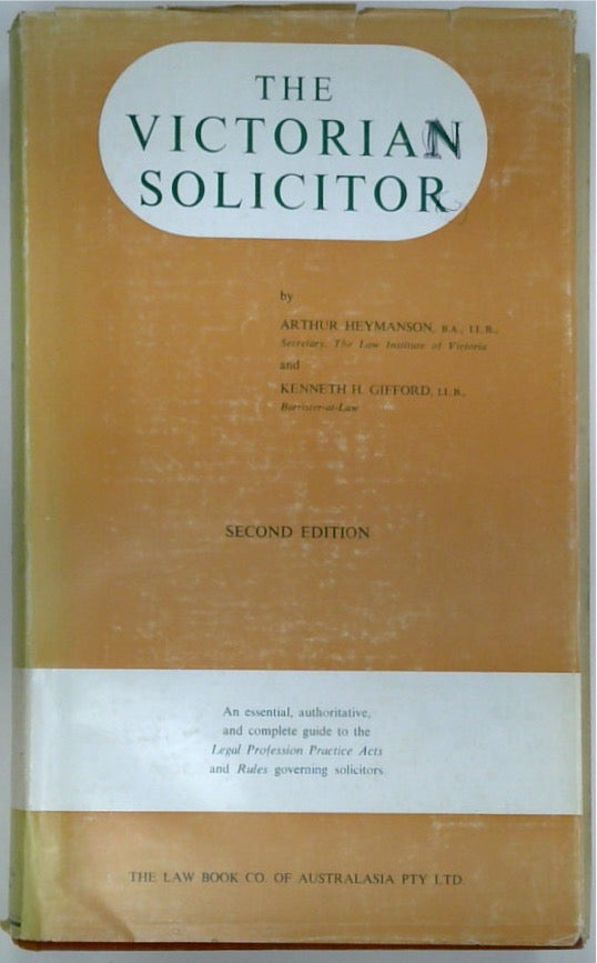 The Victorian Solicitor