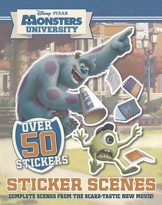 Disney Monsters University Sticker Scene: Complete scare-tastic scenes