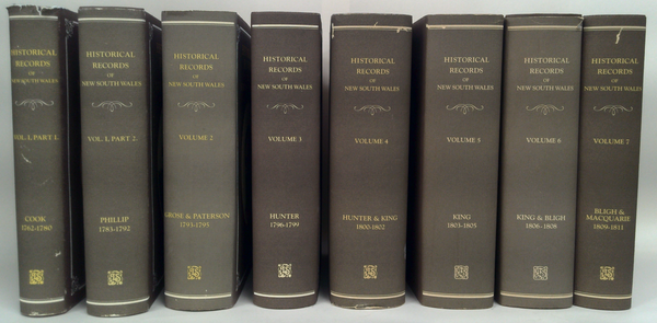 Historical Records Of New South Wales (Eight-Volume Set)