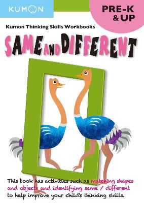 Kumon Thinking Skills Workbooks Pre-K: Same and Different