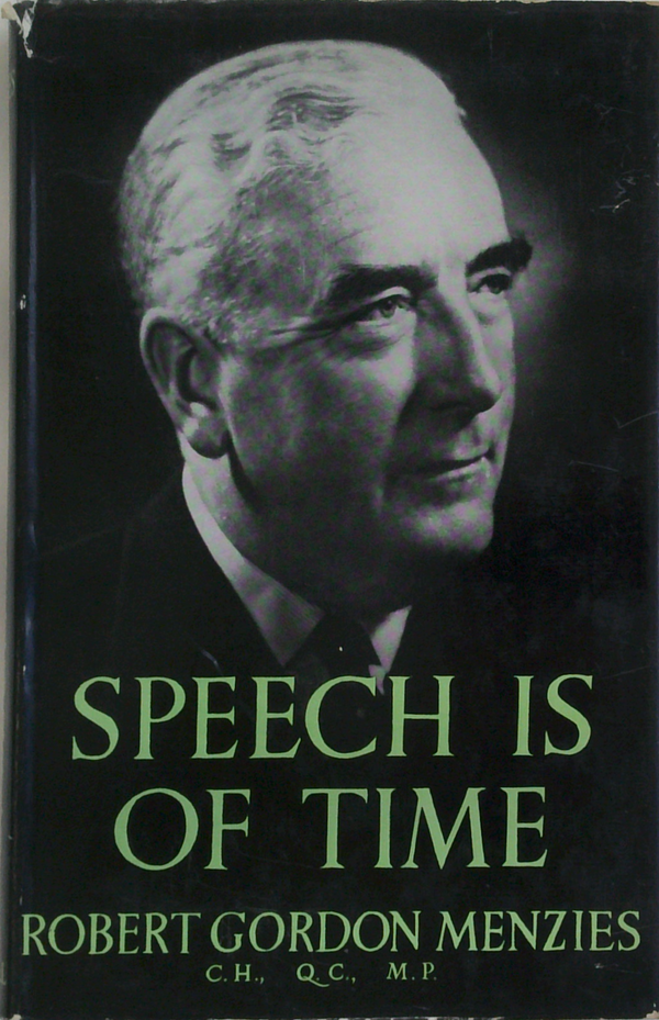 Speech Is Of Time