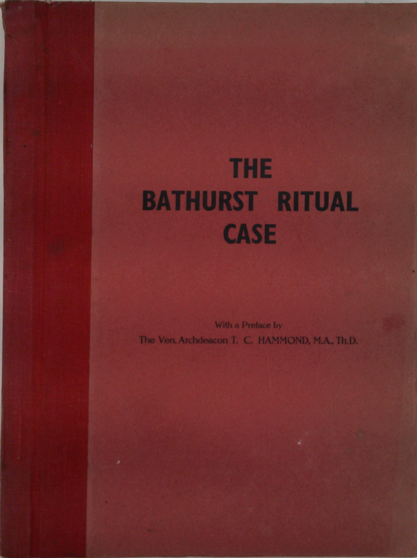 The Bathurst Ritual Case