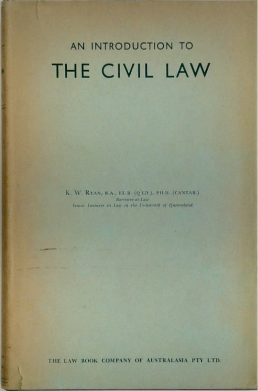 An Introduction to the Civil Law