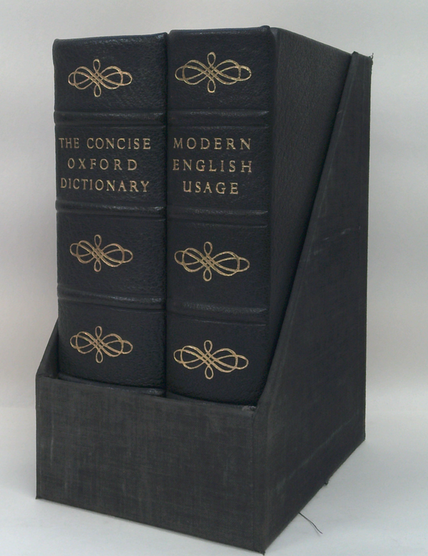 The Concise Oxford Dictionary (5th Edition) & Modern English Usage (Second Edition)
