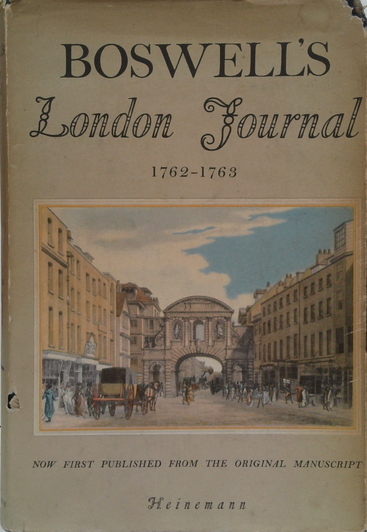 Boswell's London Journal 1762-1763