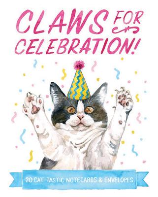 Claws for Celebration Notecards: 20 Cat-Tastic Notecards & Envelopes