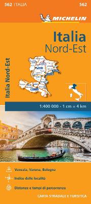 Italy Northeast - Michelin Regional Map 562: Map
