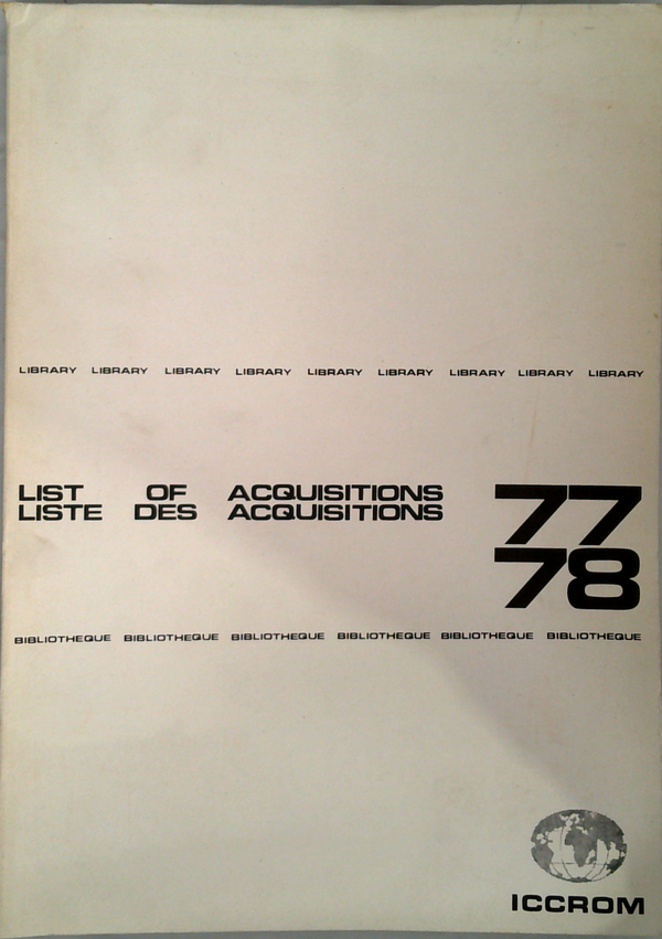 Master List Of Acquisitions