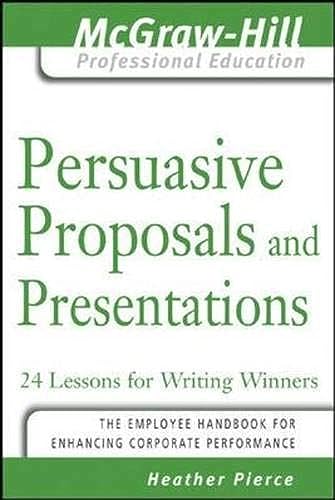 Persuasive Proposals and Presentations