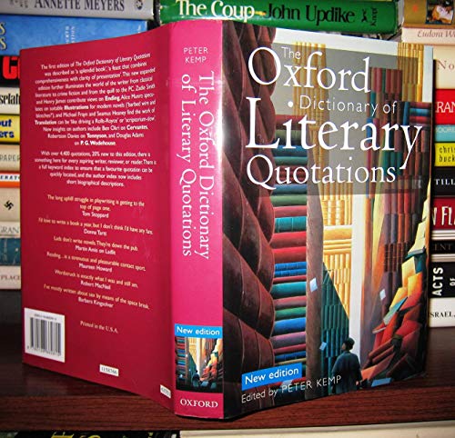 The Oxford Dictionary of Literary Quotations