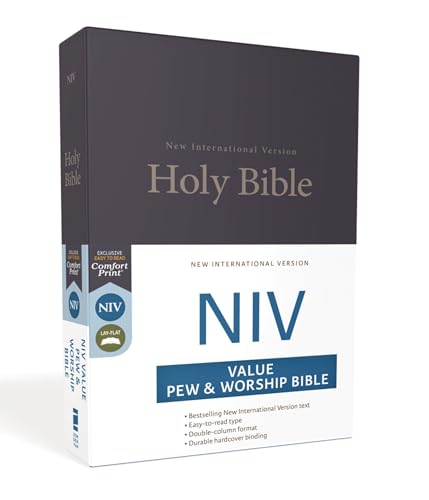 NIV, Church Bible (Value Pew Bible), Hardcover, Blue