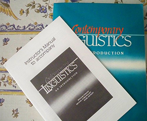 Contemporary Linguistics: An Introduction