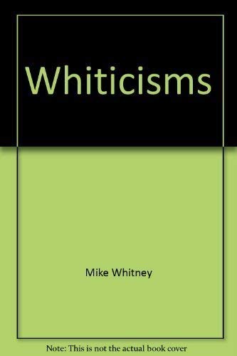 Whiticisms