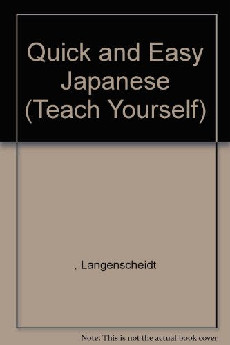 Quick and Easy Japanese