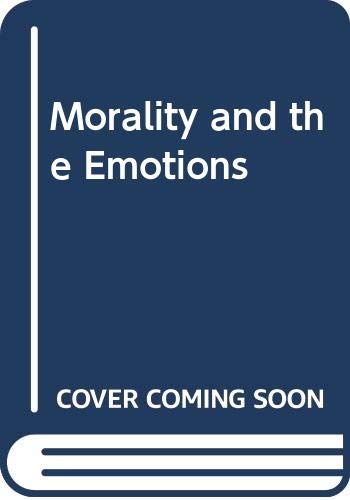 Morality and the Emotions