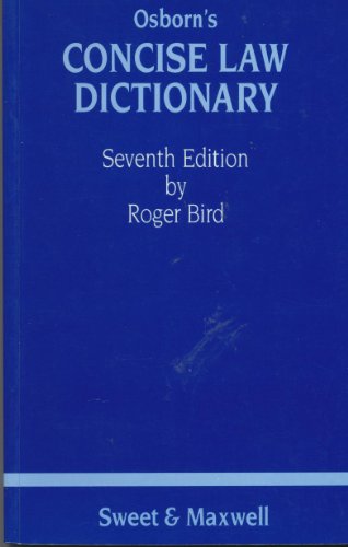 Osborn's Concise Law Dictionary