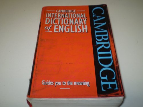 Cambridge International Dictionary of English