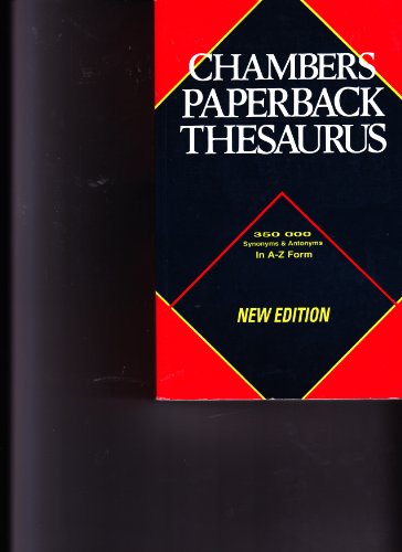 Chambers Paperback Thesaurus