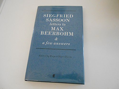 Letters to Max Beerbohm with a Few Answers