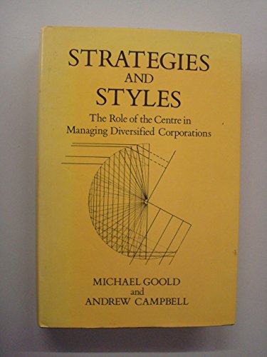 Strategies and Styles: Role of the Centre in Managing Diversified