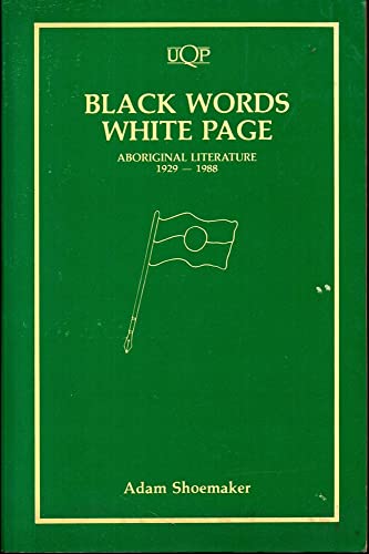 Black Words, White Page: Aboriginal Literature 1929-88.: Studies in