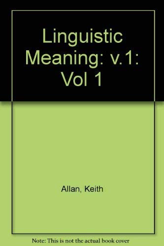 Linguistic Meaning: v.1