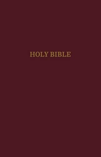KJV Holy Bible: Gift and Award, Burgundy Leather-Look, Red Letter, Comfort Print: King James Version