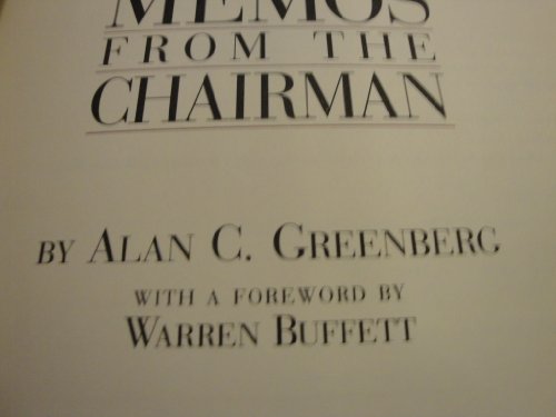 Memos from the Chairman