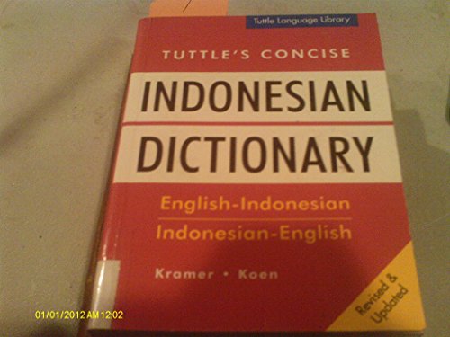 Tuttle's Concise Indonesian Dictionary: English-Indonesian, Indonesian-English