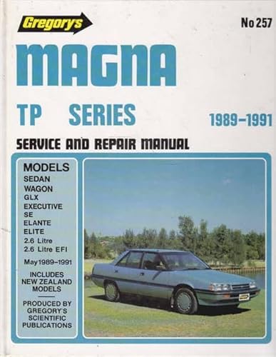 Magna Tp Series 1989-1991: Sedan Wagon 2.6litre 4cyl Glx Executive SE