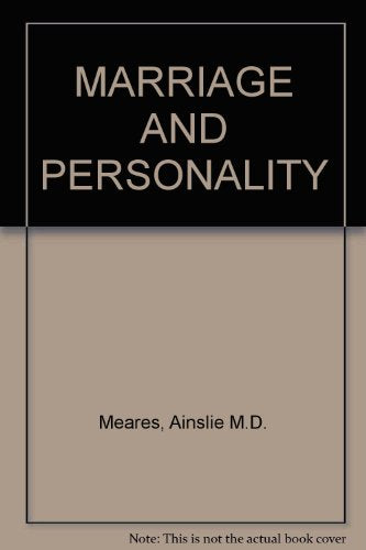 Marriage and Personality