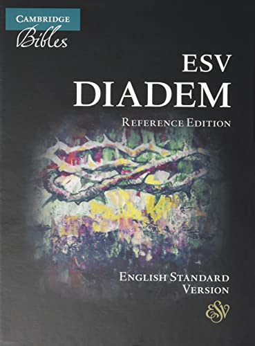 ESV Diadem Reference Edition, Black Calf Split Leather, Red-letter