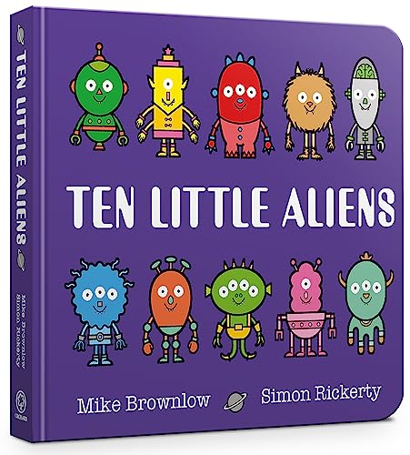 Ten Little Aliens Board Book