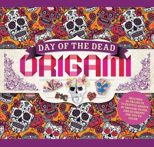 Day of the Dead Origami Paperback (Barrons)