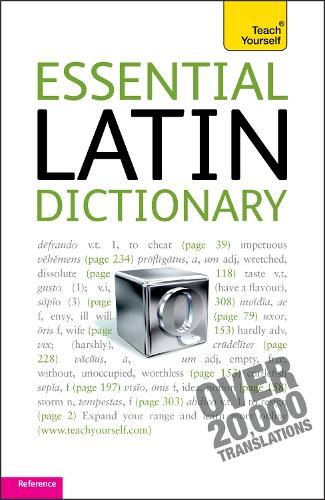 Essential Latin Dictionary: Teach Yourself