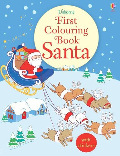 First Colouring Book Santa