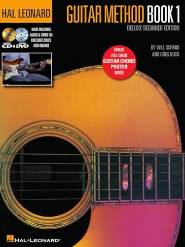 Hal Leonard Guitar Method Book 1 Deluxe: Deluxe Beginner Edition