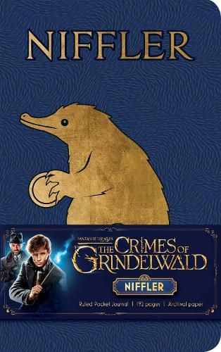 Fantastic Beasts: The Crimes of Grindelwald: Niffler Ruled Pocket Journal