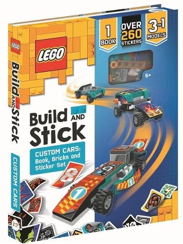 LEGO Build and Stick: Custom Cars: Book, Bricks and Sticker Set