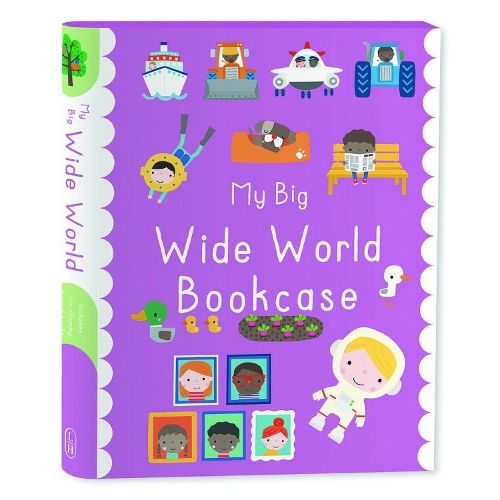 My Big Wide World Bookcase: Contains 6 books!