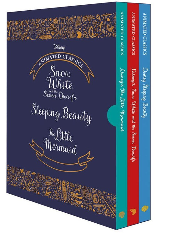 Disney Animated Classics Slipcase: Snow White & The Seven Dwarfs, Sleeping Beauty, The Little Mermaid