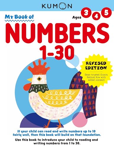 Kumon My Book of Numbers 1-30: Revised Ed