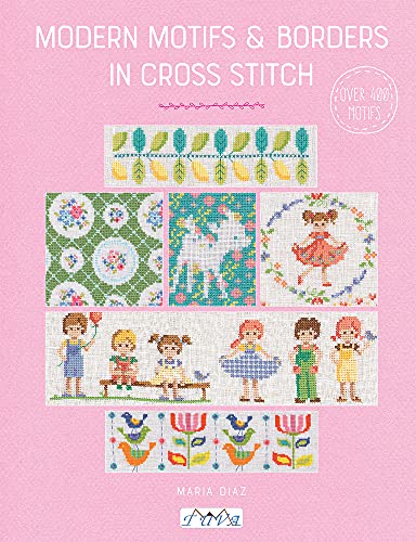 Modern Motifs & Borders in Cross Stitch
