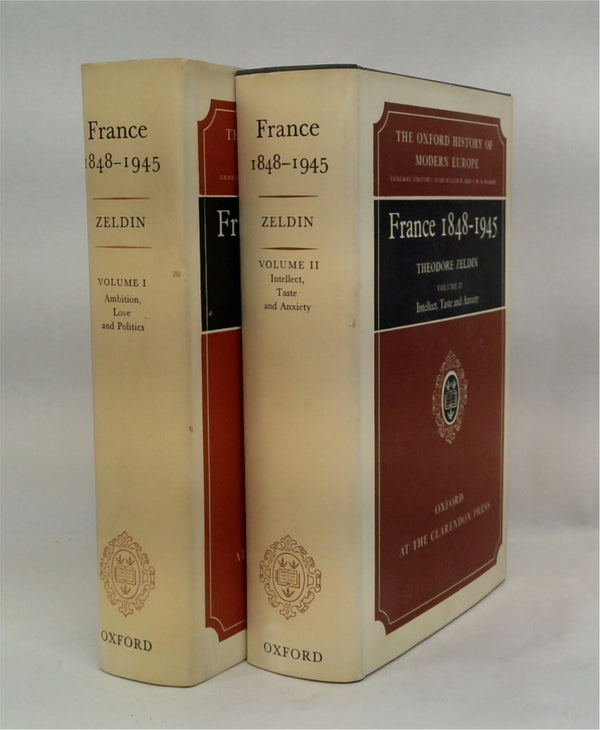 A History of French Passions 1848-1945 (Two-Volume Set)