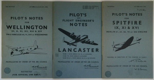 Pilot and Flight Engineer Notes Collection (3 Manuals, 1944-1946)