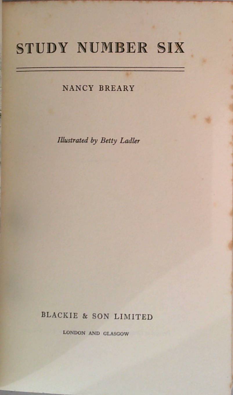 Study Number Six – Book Grocer
